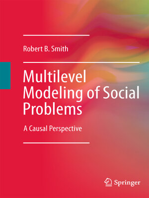 cover image of Multilevel Modeling of Social Problems